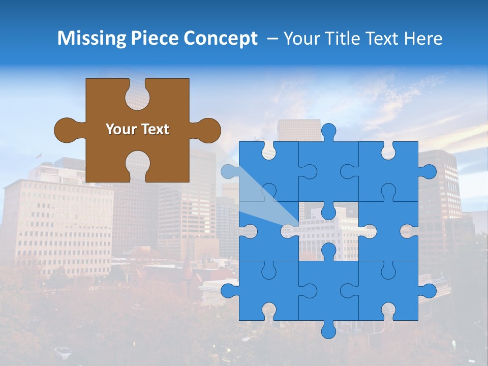 Horizontal Tied Back Hair Graze PowerPoint Template