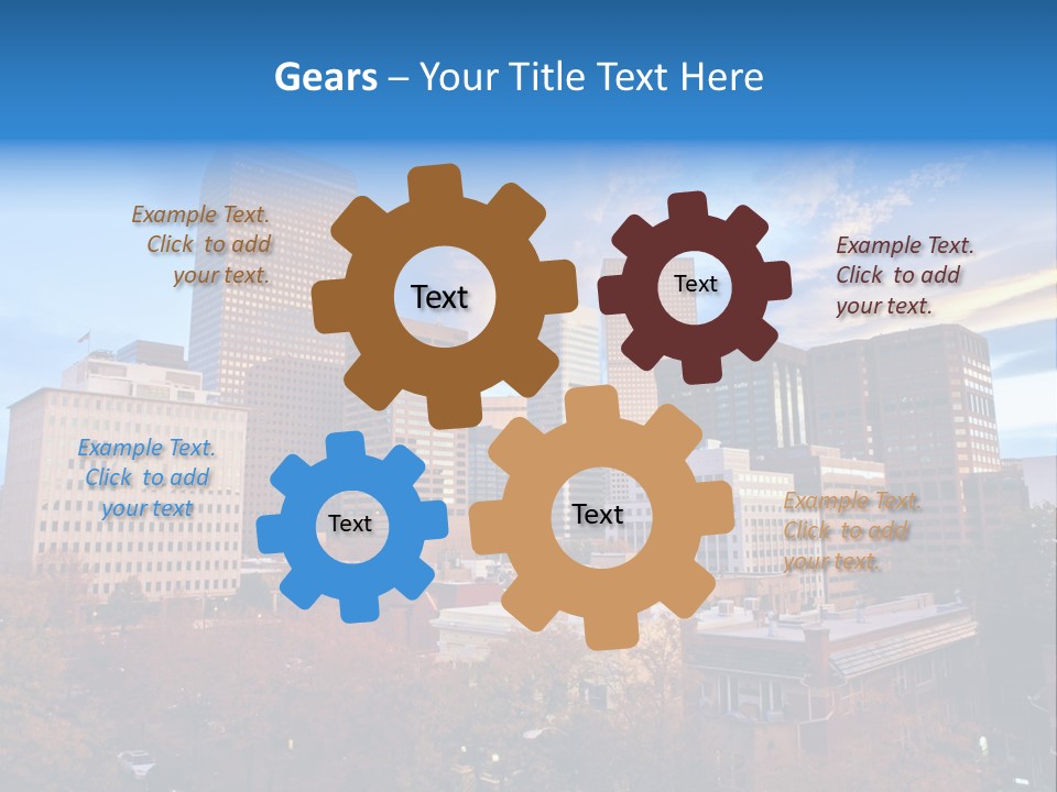 Horizontal Tied Back Hair Graze PowerPoint Template