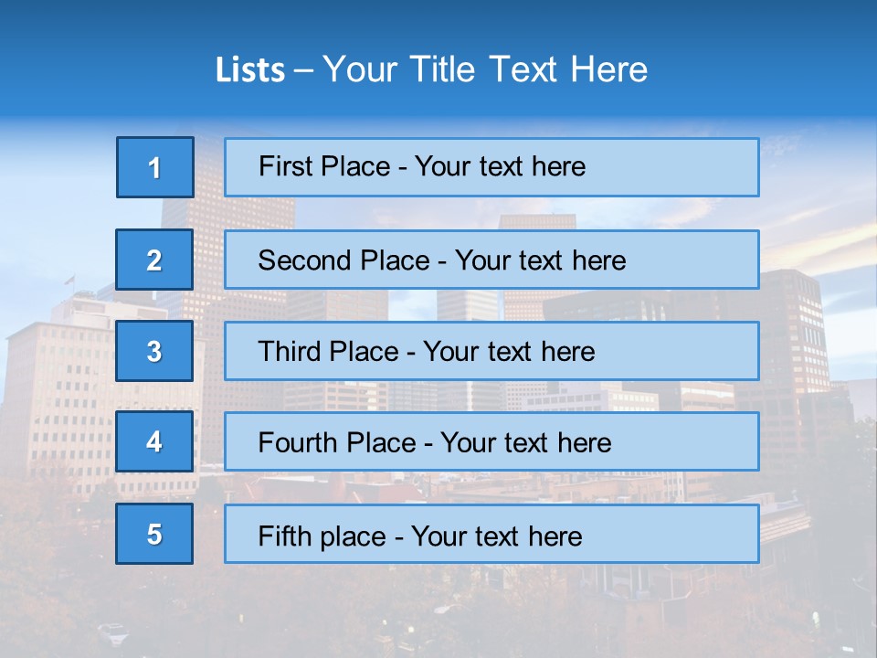 Horizontal Tied Back Hair Graze PowerPoint Template