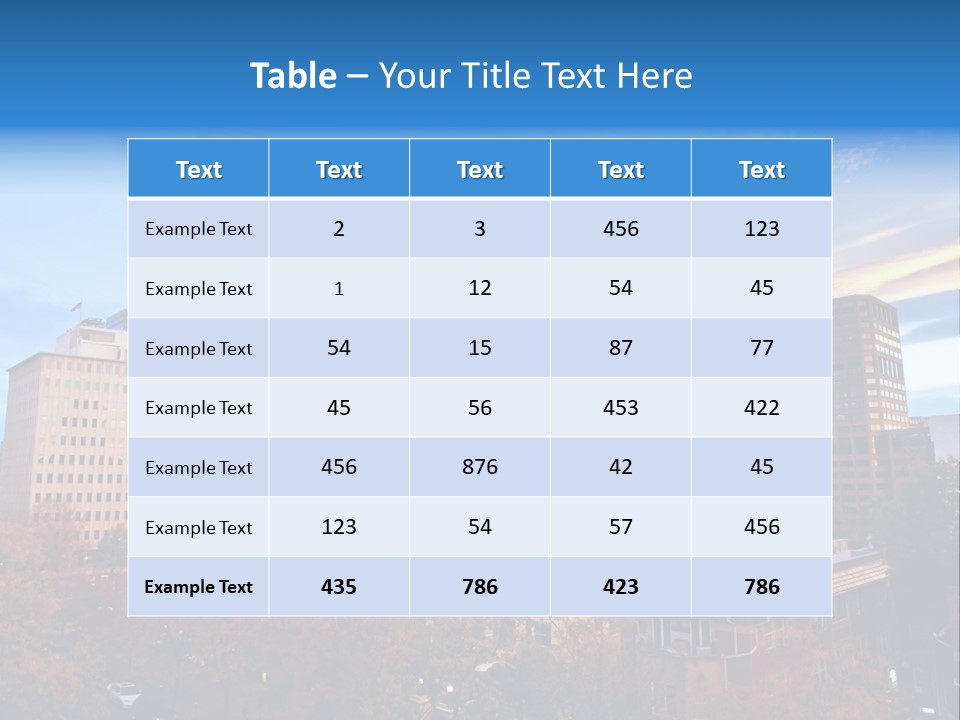 Horizontal Tied Back Hair Graze PowerPoint Template