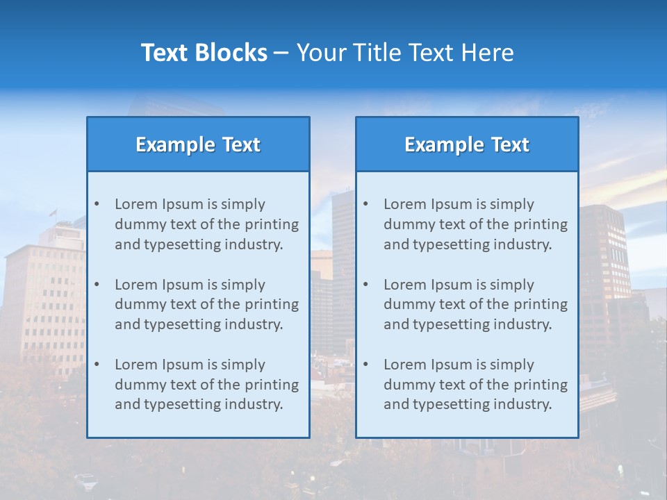 Horizontal Tied Back Hair Graze PowerPoint Template