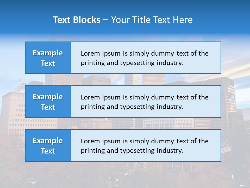 Horizontal Tied Back Hair Graze PowerPoint Template