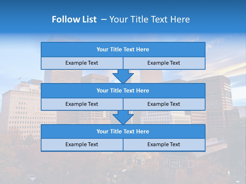 Horizontal Tied Back Hair Graze PowerPoint Template