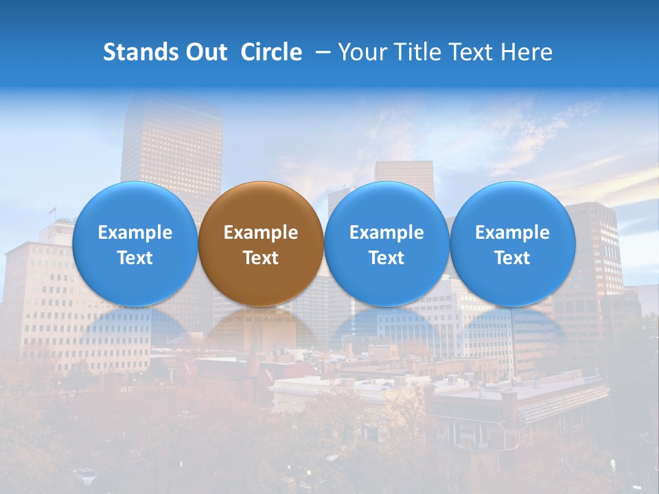 Horizontal Tied Back Hair Graze PowerPoint Template