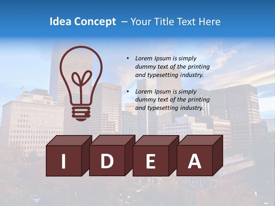 Horizontal Tied Back Hair Graze PowerPoint Template