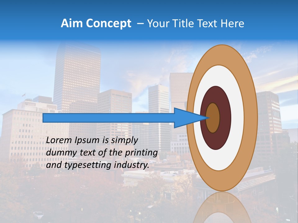 Horizontal Tied Back Hair Graze PowerPoint Template