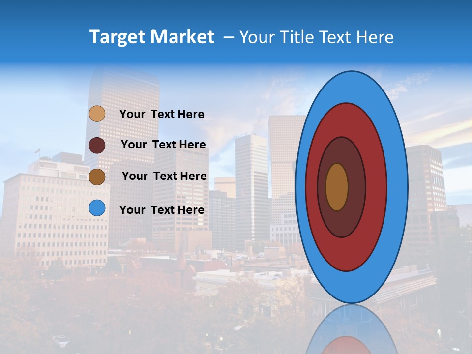 Horizontal Tied Back Hair Graze PowerPoint Template