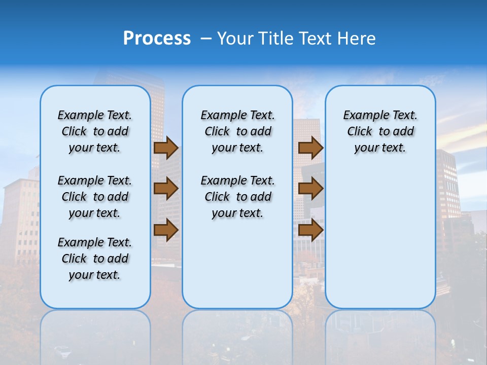 Horizontal Tied Back Hair Graze PowerPoint Template