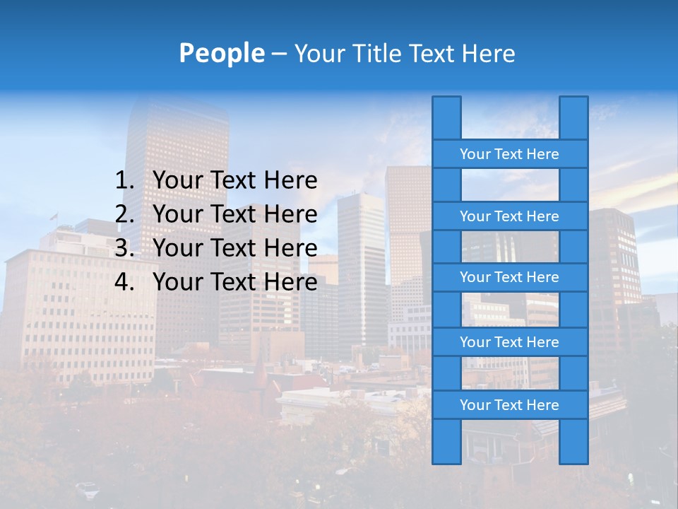 Horizontal Tied Back Hair Graze PowerPoint Template