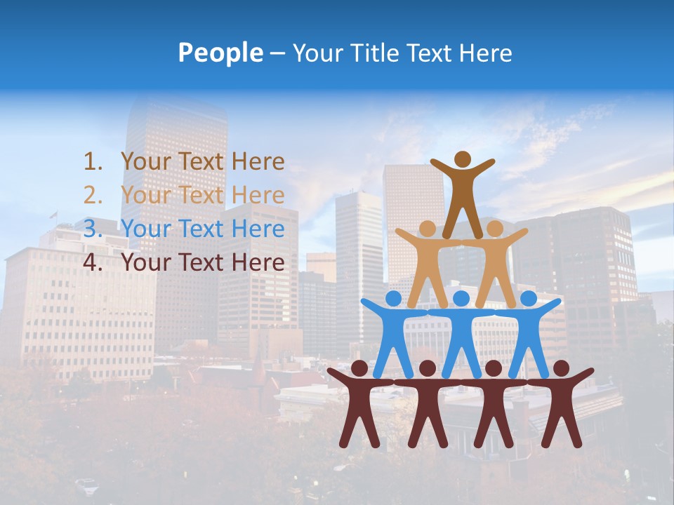 Horizontal Tied Back Hair Graze PowerPoint Template