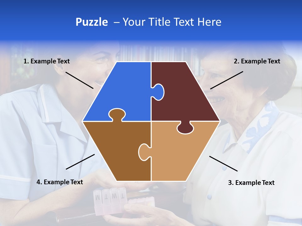 Horizontal Tied Back Hair Graze PowerPoint Template