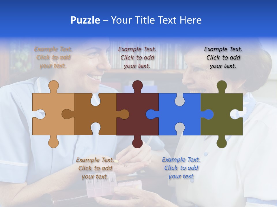 Horizontal Tied Back Hair Graze PowerPoint Template