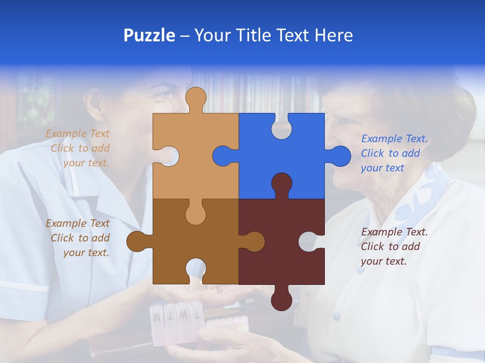 Horizontal Tied Back Hair Graze PowerPoint Template