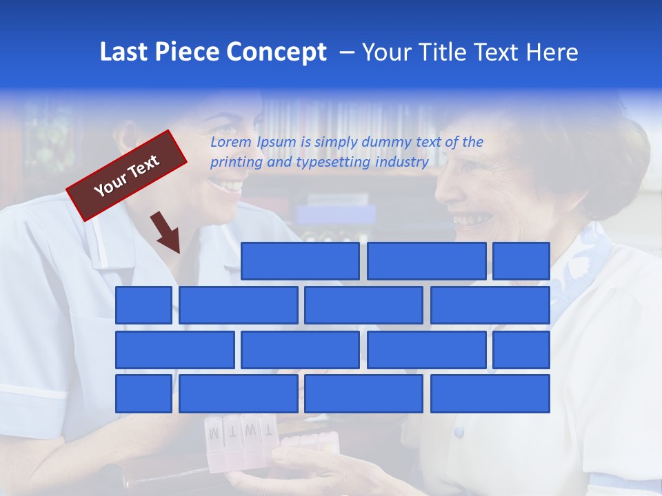Horizontal Tied Back Hair Graze PowerPoint Template