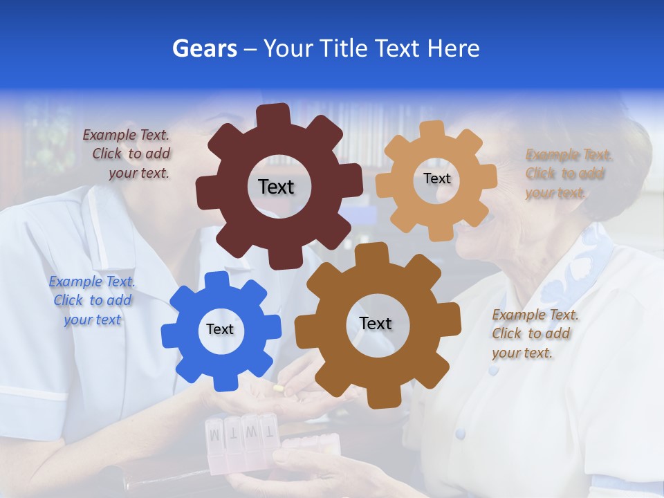 Horizontal Tied Back Hair Graze PowerPoint Template