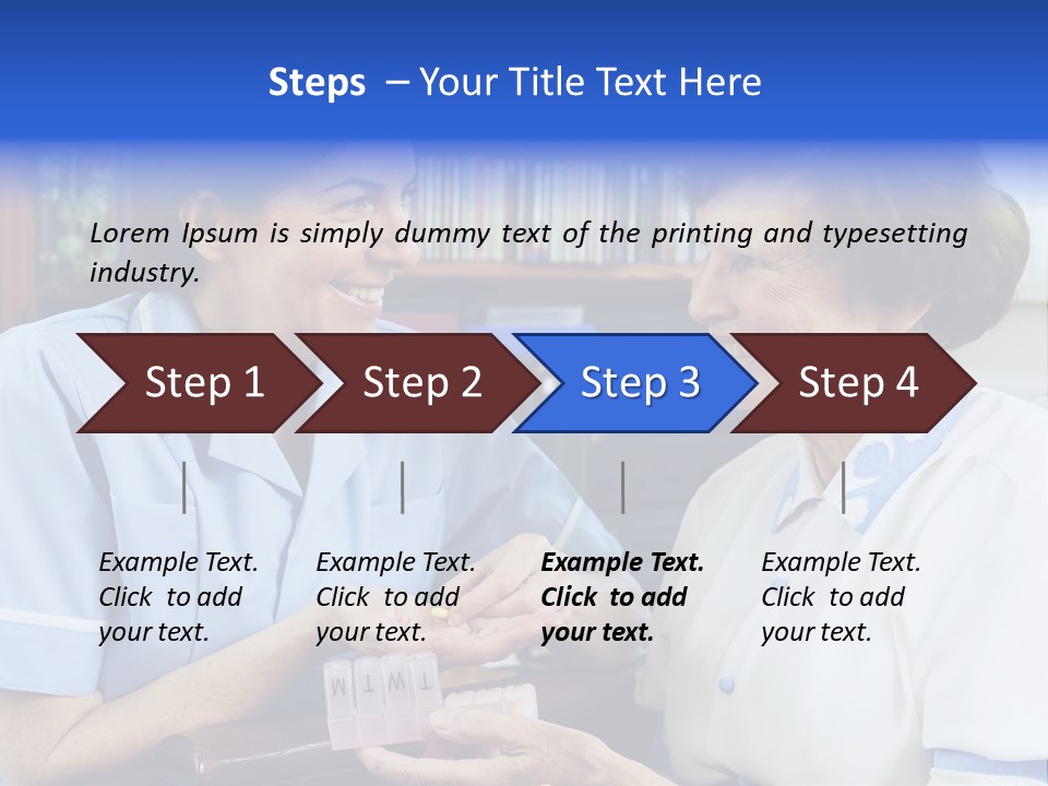 Horizontal Tied Back Hair Graze PowerPoint Template
