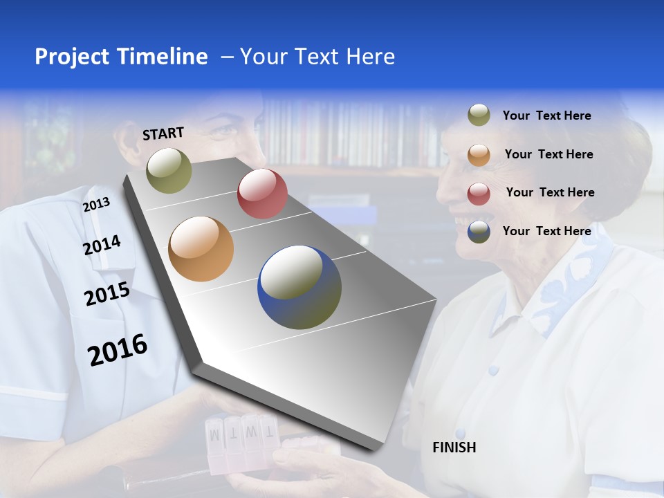 Horizontal Tied Back Hair Graze PowerPoint Template