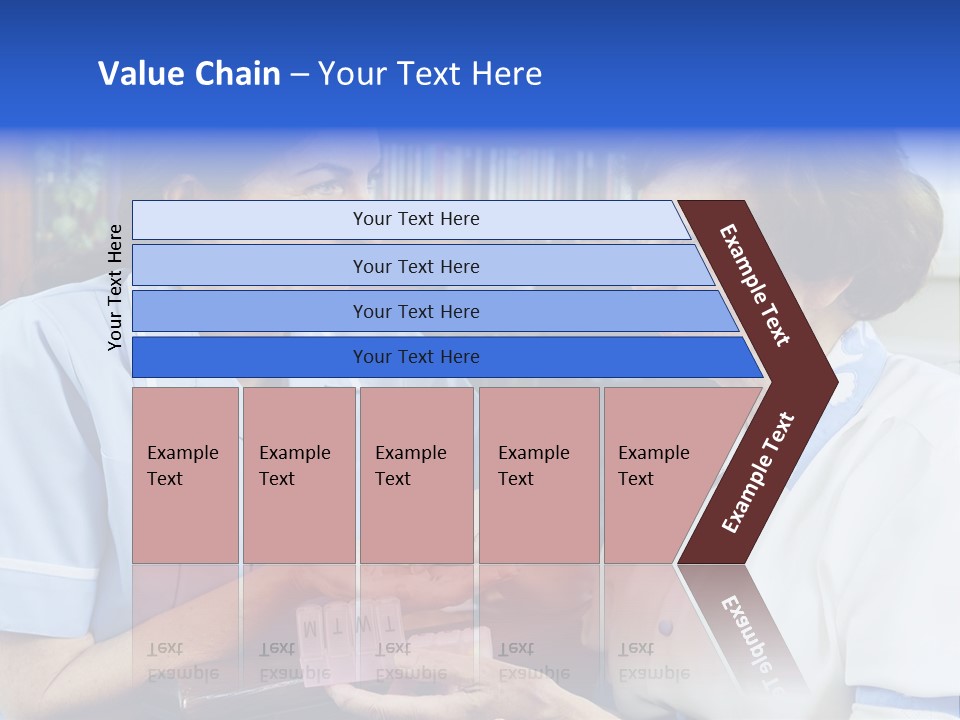 Horizontal Tied Back Hair Graze PowerPoint Template