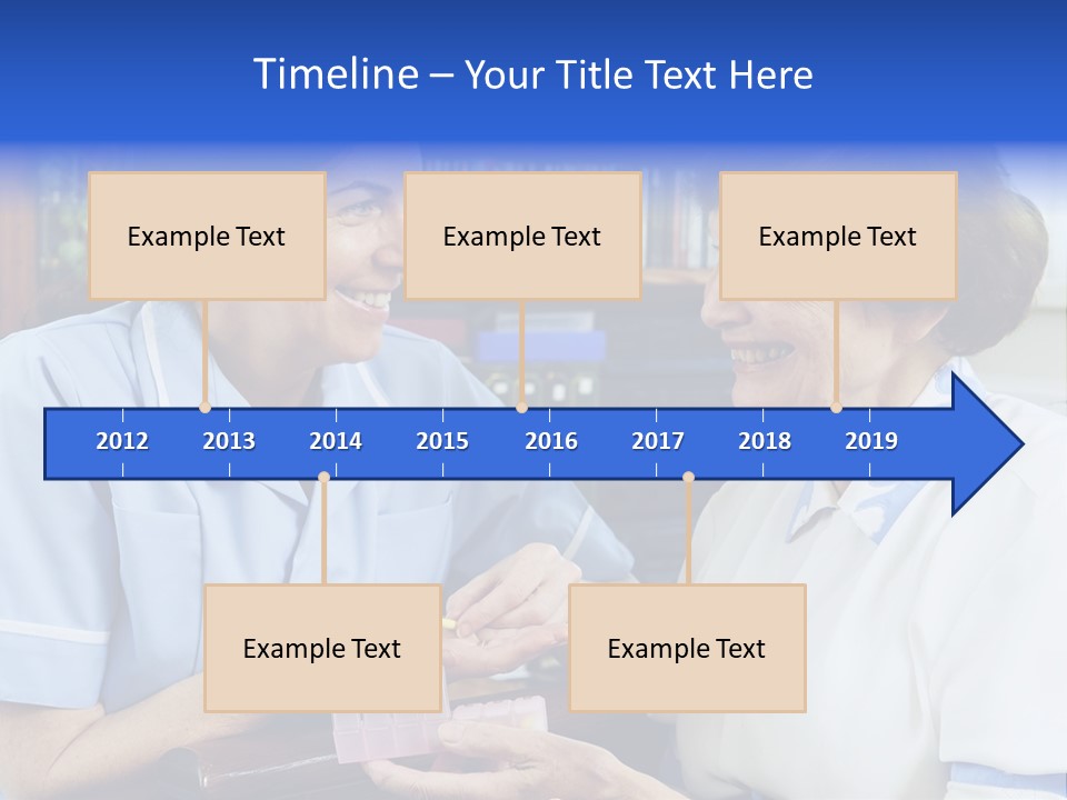 Horizontal Tied Back Hair Graze PowerPoint Template