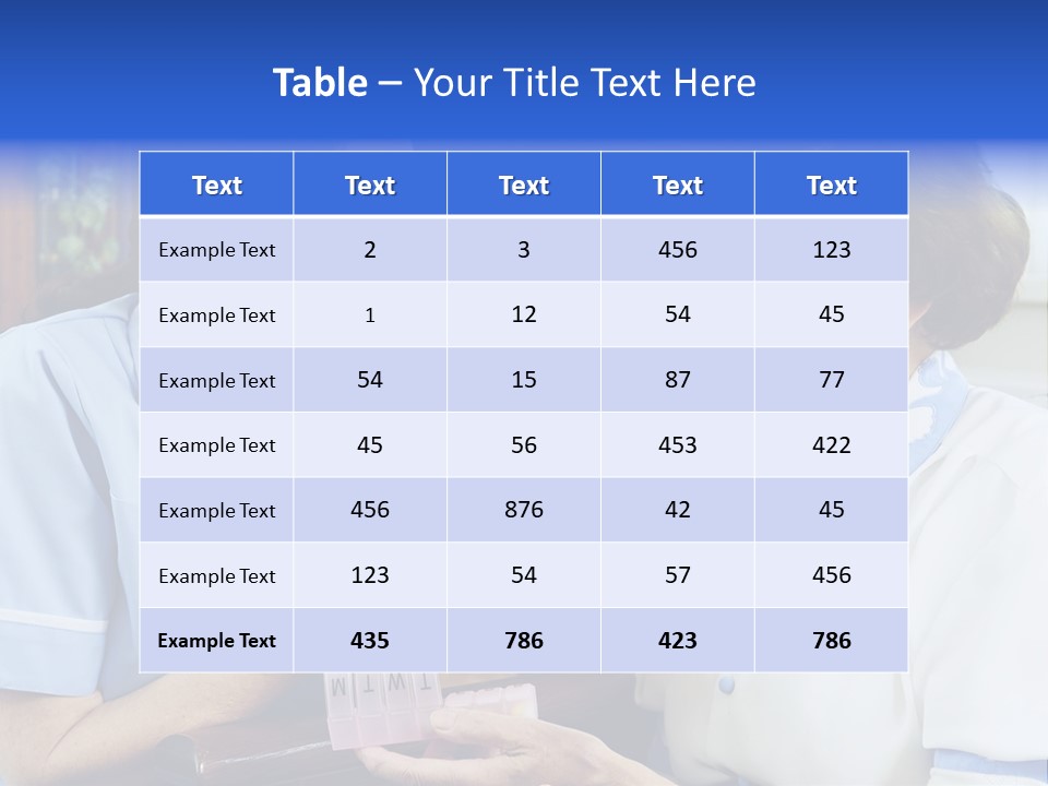 Horizontal Tied Back Hair Graze PowerPoint Template