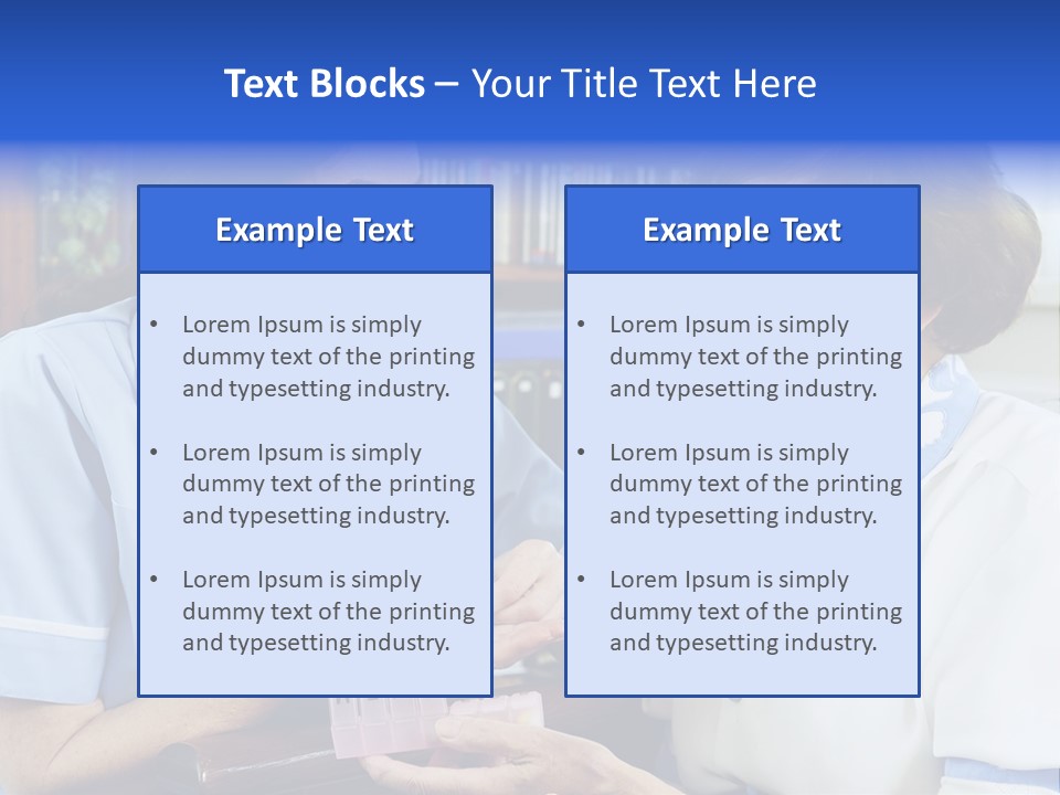 Horizontal Tied Back Hair Graze PowerPoint Template