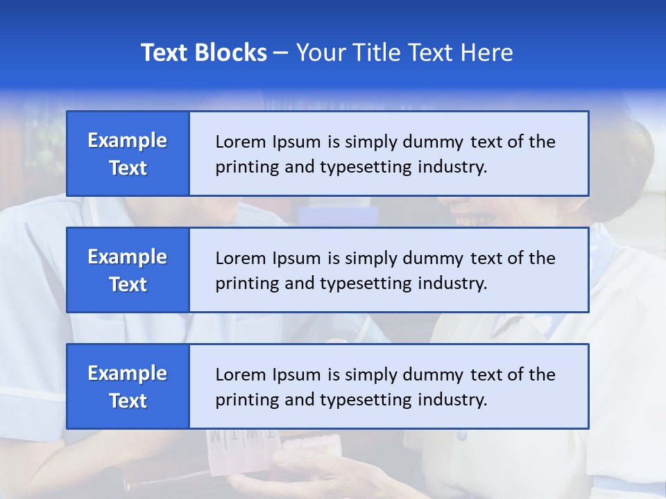 Horizontal Tied Back Hair Graze PowerPoint Template