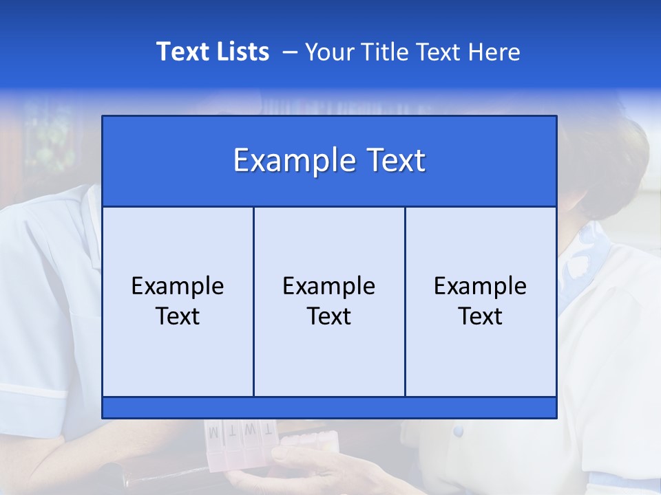 Horizontal Tied Back Hair Graze PowerPoint Template