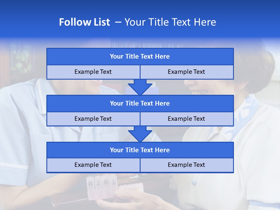 Horizontal Tied Back Hair Graze PowerPoint Template