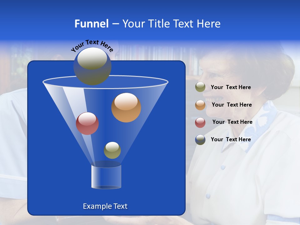 Horizontal Tied Back Hair Graze PowerPoint Template