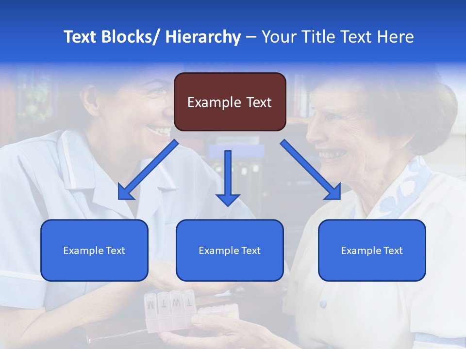 Horizontal Tied Back Hair Graze PowerPoint Template