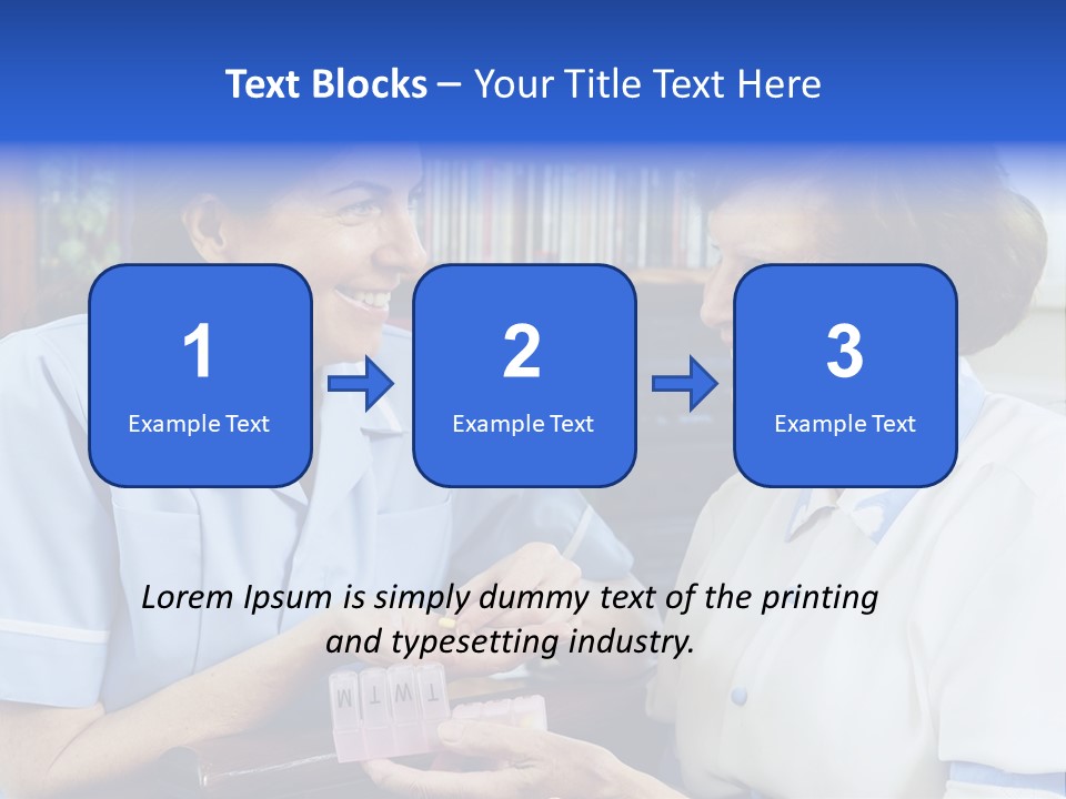 Horizontal Tied Back Hair Graze PowerPoint Template