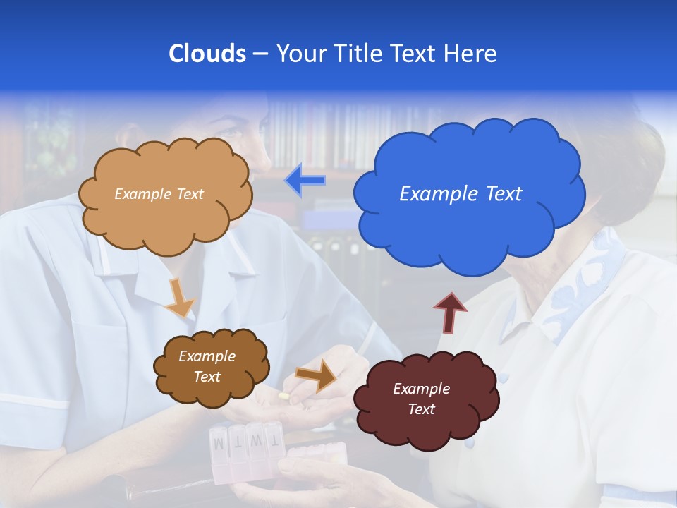 Horizontal Tied Back Hair Graze PowerPoint Template