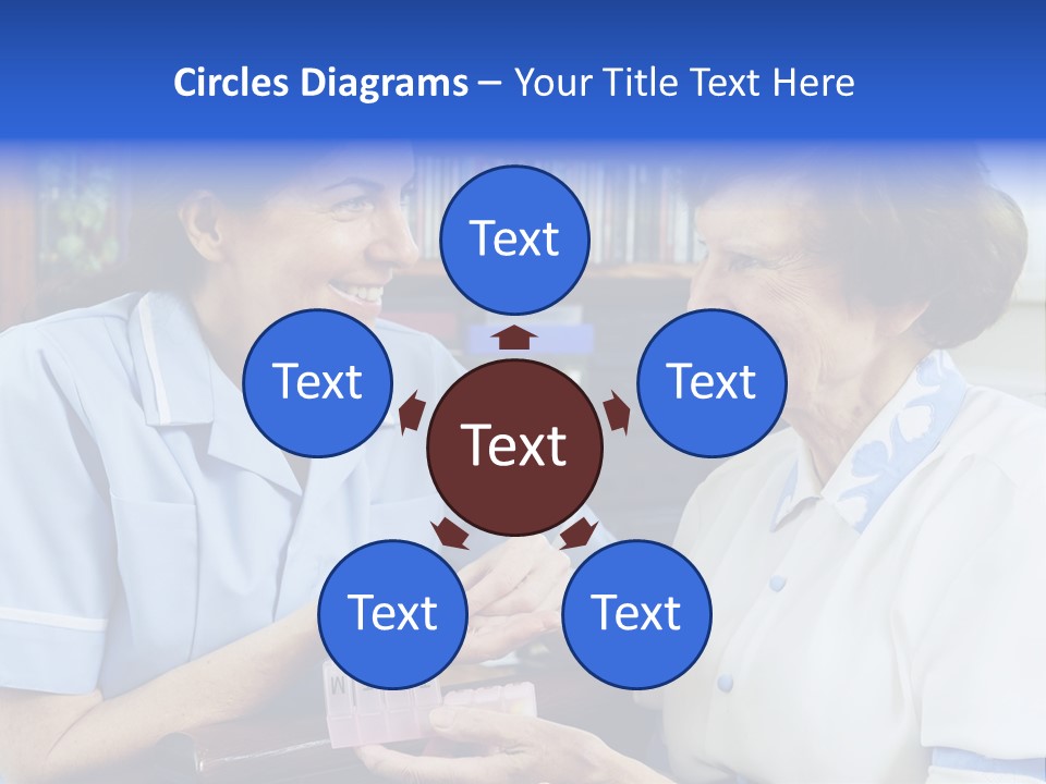 Horizontal Tied Back Hair Graze PowerPoint Template