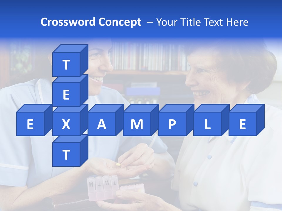 Horizontal Tied Back Hair Graze PowerPoint Template