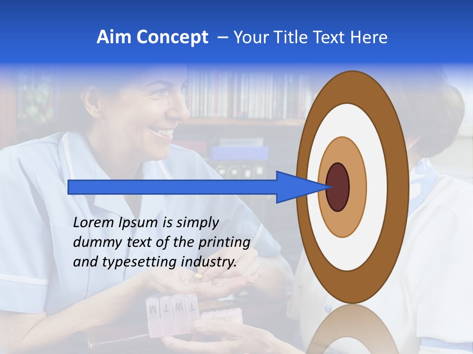 Horizontal Tied Back Hair Graze PowerPoint Template