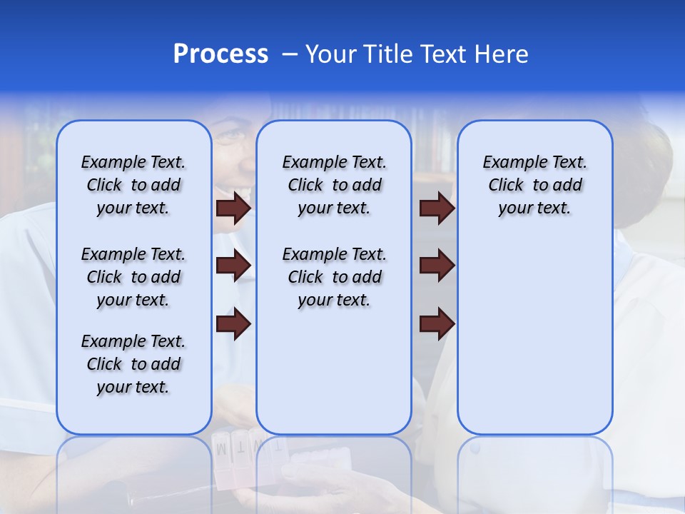 Horizontal Tied Back Hair Graze PowerPoint Template