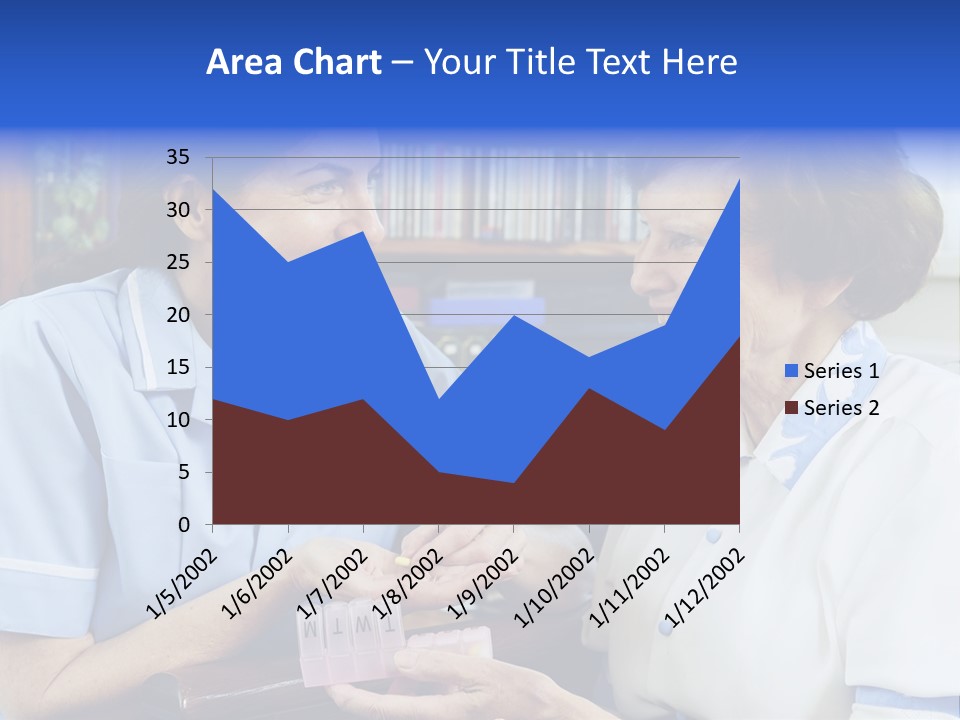 Horizontal Tied Back Hair Graze PowerPoint Template