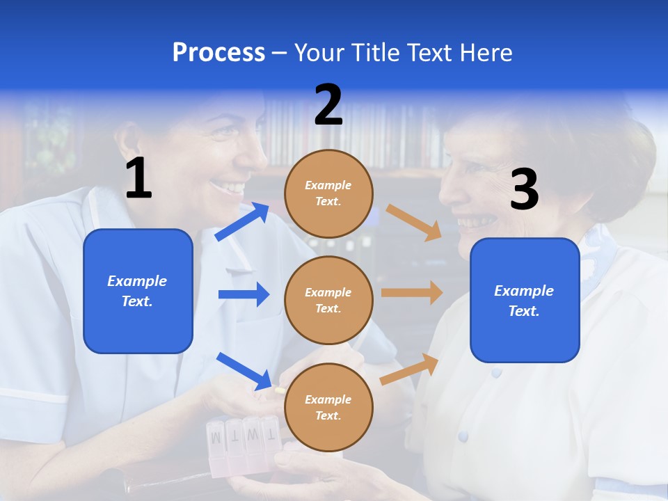 Horizontal Tied Back Hair Graze PowerPoint Template