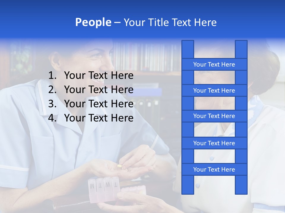 Horizontal Tied Back Hair Graze PowerPoint Template
