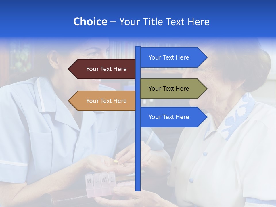 Horizontal Tied Back Hair Graze PowerPoint Template