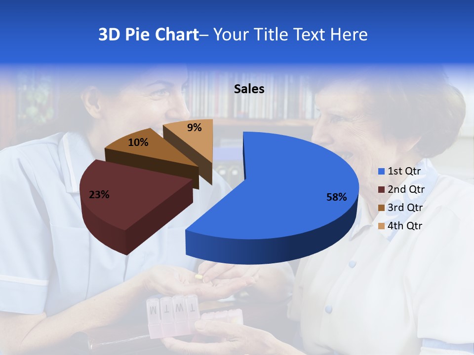 Horizontal Tied Back Hair Graze PowerPoint Template