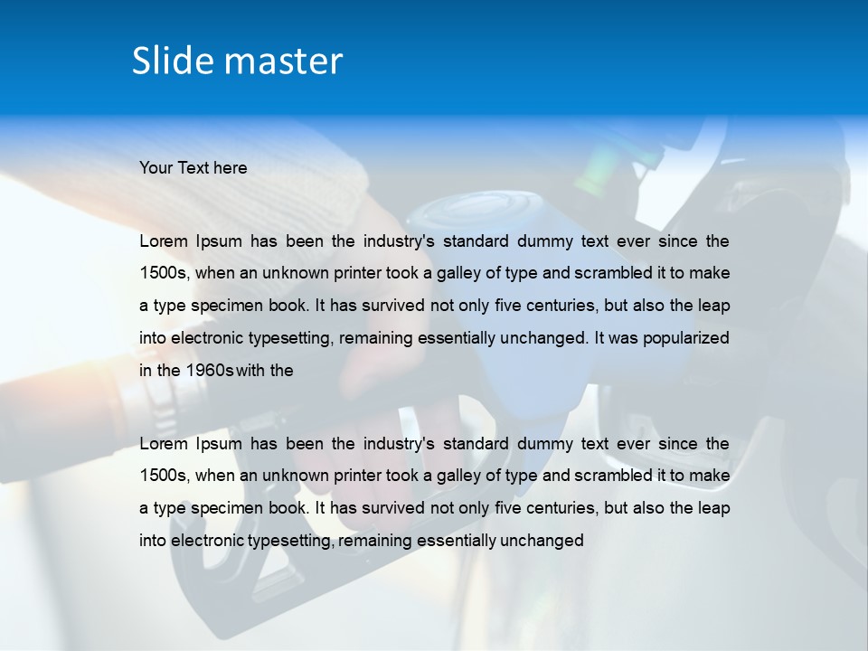 Sun Refuel Grey PowerPoint Template