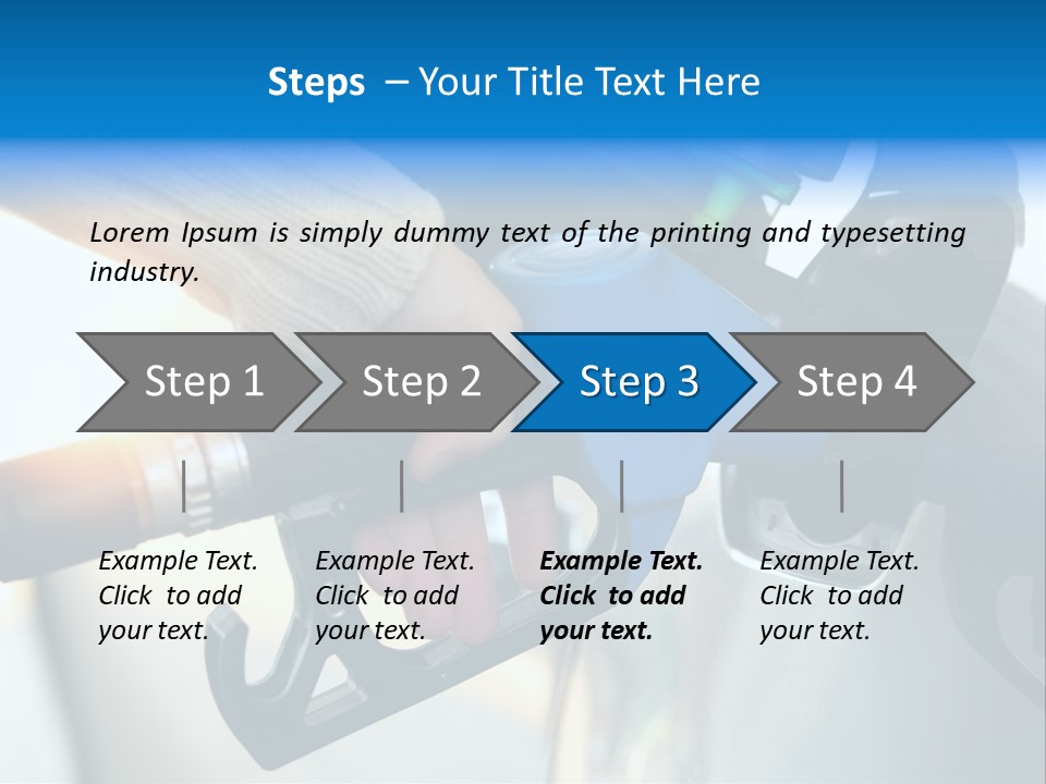 Sun Refuel Grey PowerPoint Template