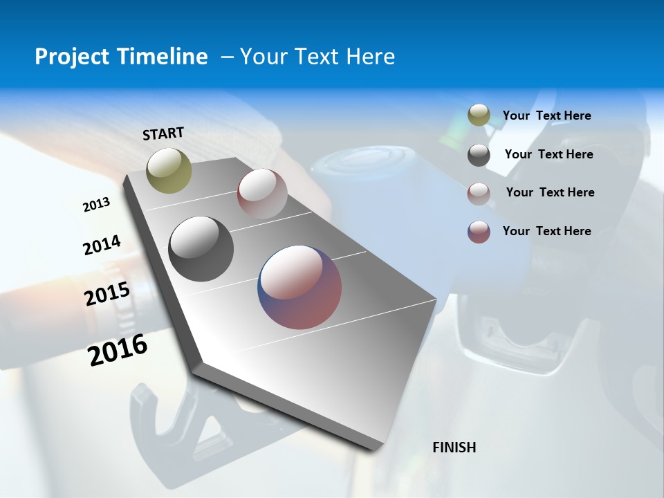 Sun Refuel Grey PowerPoint Template