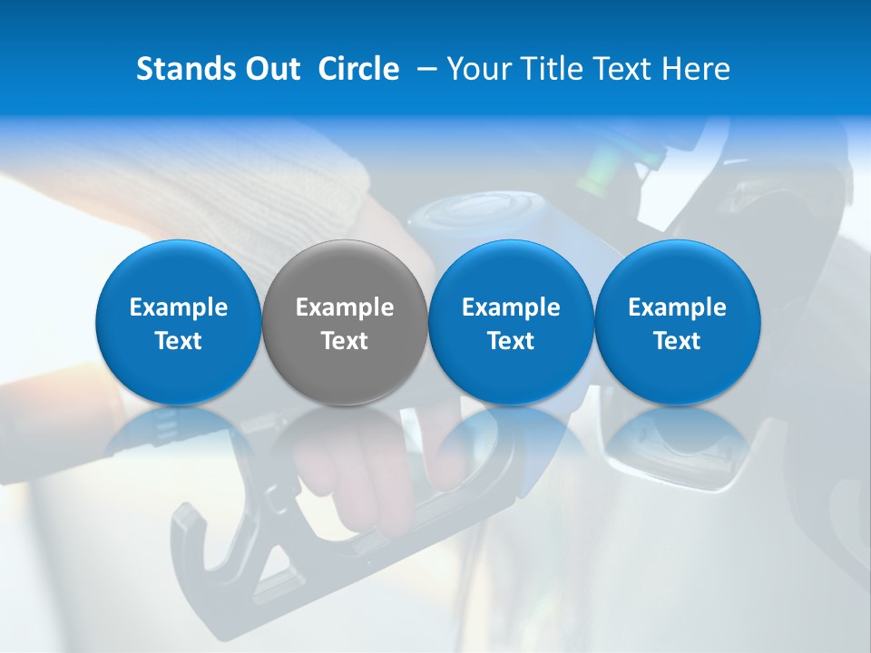 Sun Refuel Grey PowerPoint Template