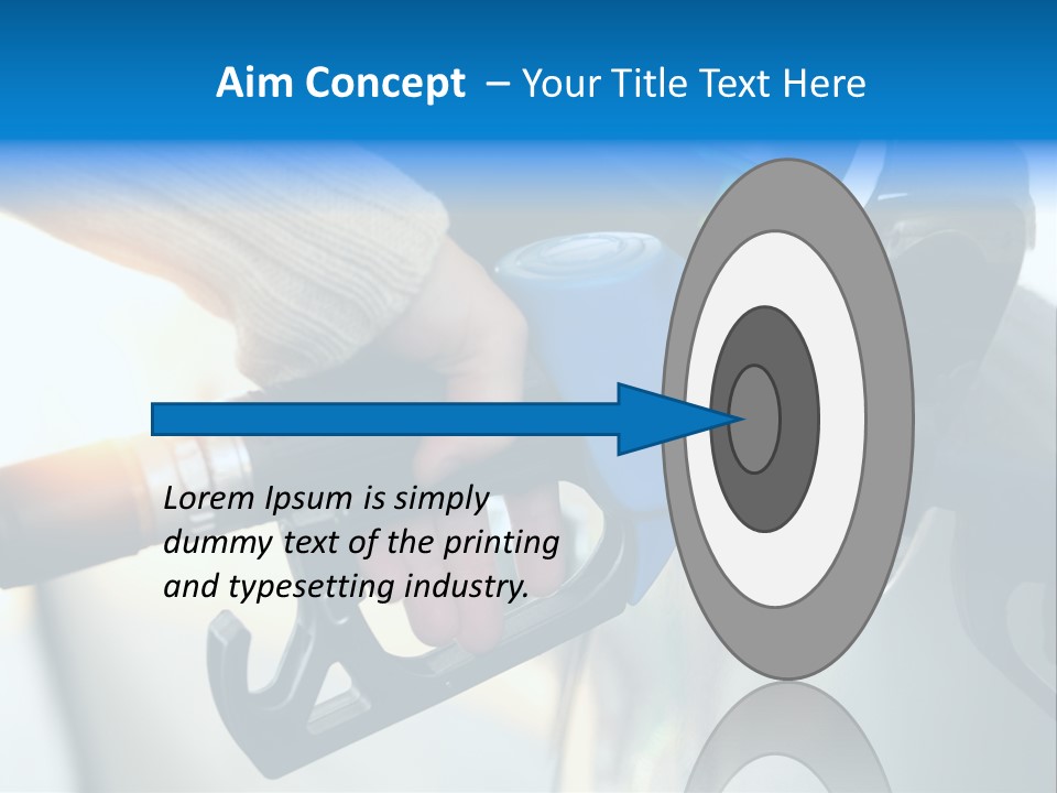 Sun Refuel Grey PowerPoint Template