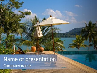 Nobody Sunny Green PowerPoint Template