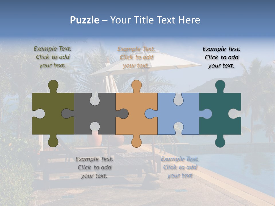 Nobody Sunny Green PowerPoint Template