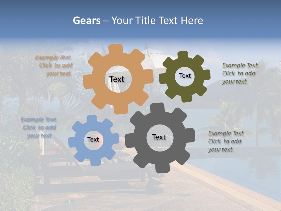 Nobody Sunny Green PowerPoint Template