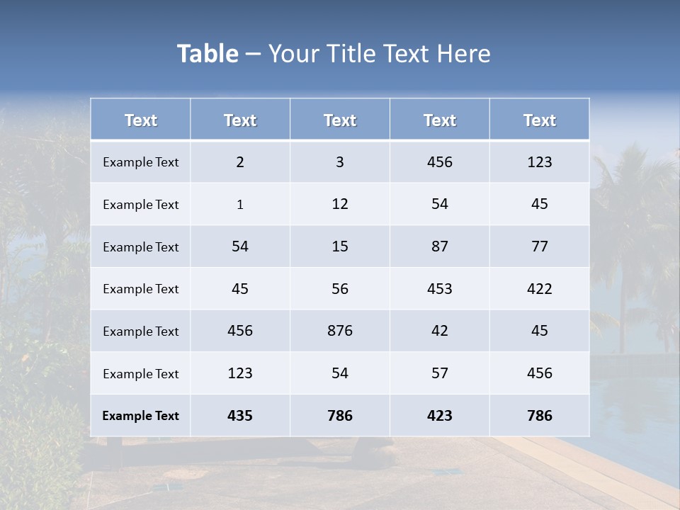 Nobody Sunny Green PowerPoint Template